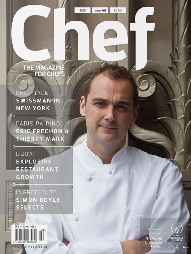 Chef Magazine Cover feature