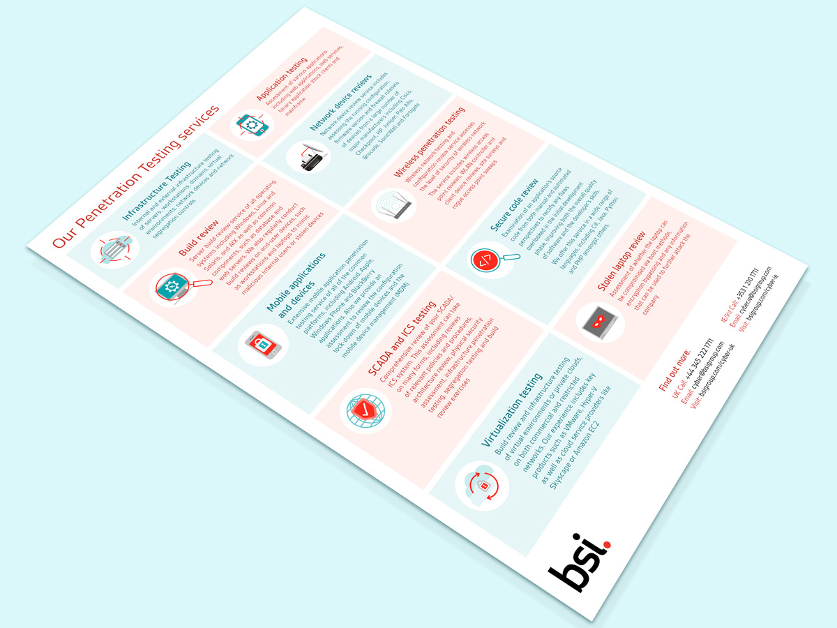 BSI Pen Testing data sheet
